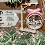 Μπάλα Χριστουγέννων ονομαστική Χιονονιφάδες