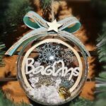 Μπάλα Χριστουγέννων ονομαστική Χιονονιφάδες