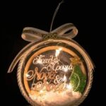 Μπάλα Χριστουγέννων καλή χρονιά νονέ νονά