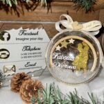 Μπάλα Χριστουγέννων ονομαστική ζευγάρι