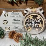 Μπάλα Χριστουγέννων ονομαστική ζευγάρι