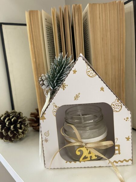 Χάρτινο τσαντάκι με κεράκι