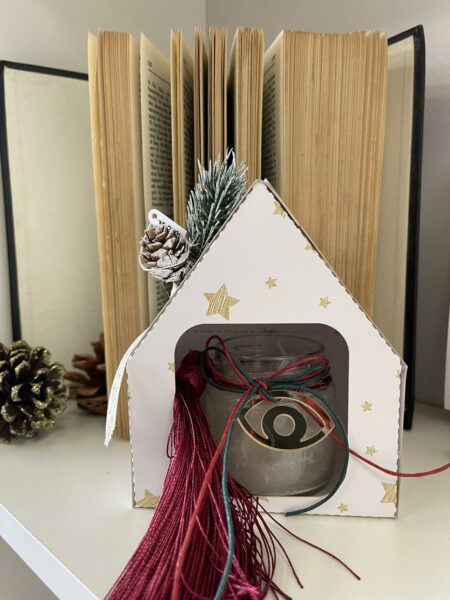 Χάρτινο τσαντάκι με κεράκι